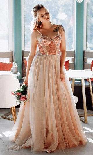 Pink Goddess Tulle Gown