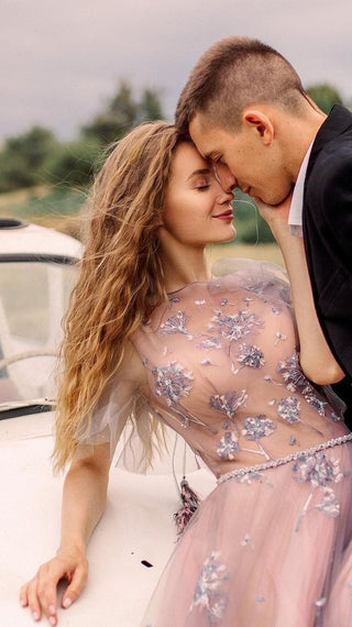 Pastel Engagement Dress - Miss Mirelle