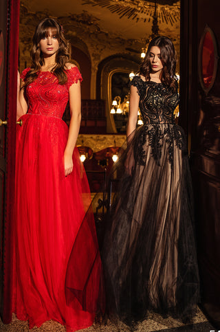 Beautiful Red Long Formal Dress for Special Occasions - Miss Mirelle