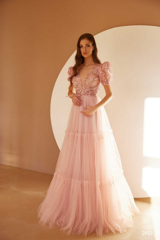 Purple Sparkly Dress - Miss Mirelle