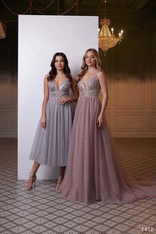 Silver Rose Glitter Sequin Backless Maxi Dress - Miss Mirelle