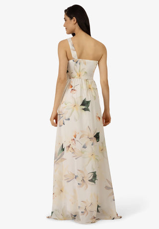 Lily - One-Shoulder Floral Maxi Dress