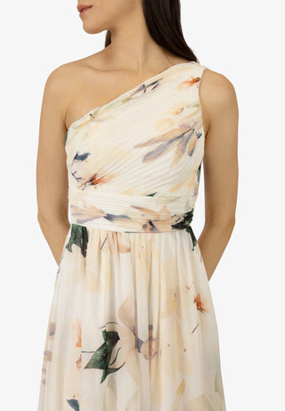 Lily - One-Shoulder Floral Maxi Dress
