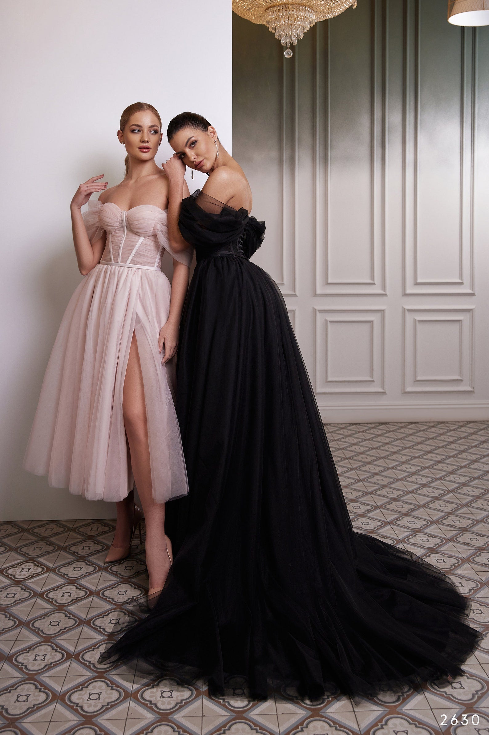 Blush Tulle Off Shoulder Corset Dress, Black Tulle Corset Gown Light Pink / 6 Blush Tulle Off Shoulder Corset Dress, Black Tulle Corset Gown Light Pink / 6