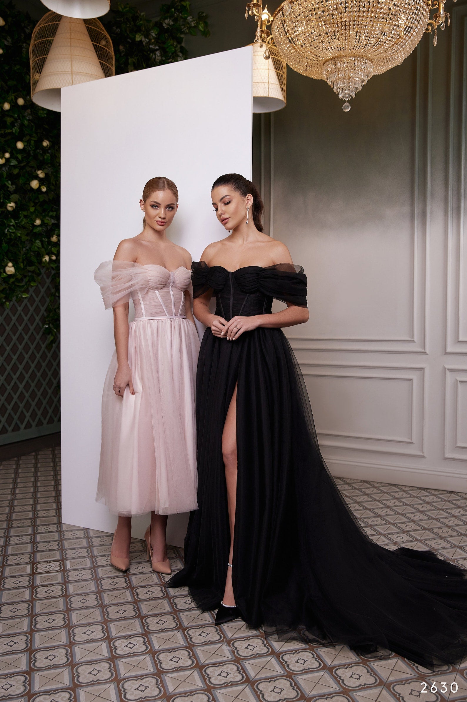 Blush Tulle Off Shoulder Corset Dress, Black Tulle Corset Gown Blush Tulle Off Shoulder Corset Dress, Black Tulle Corset Gown