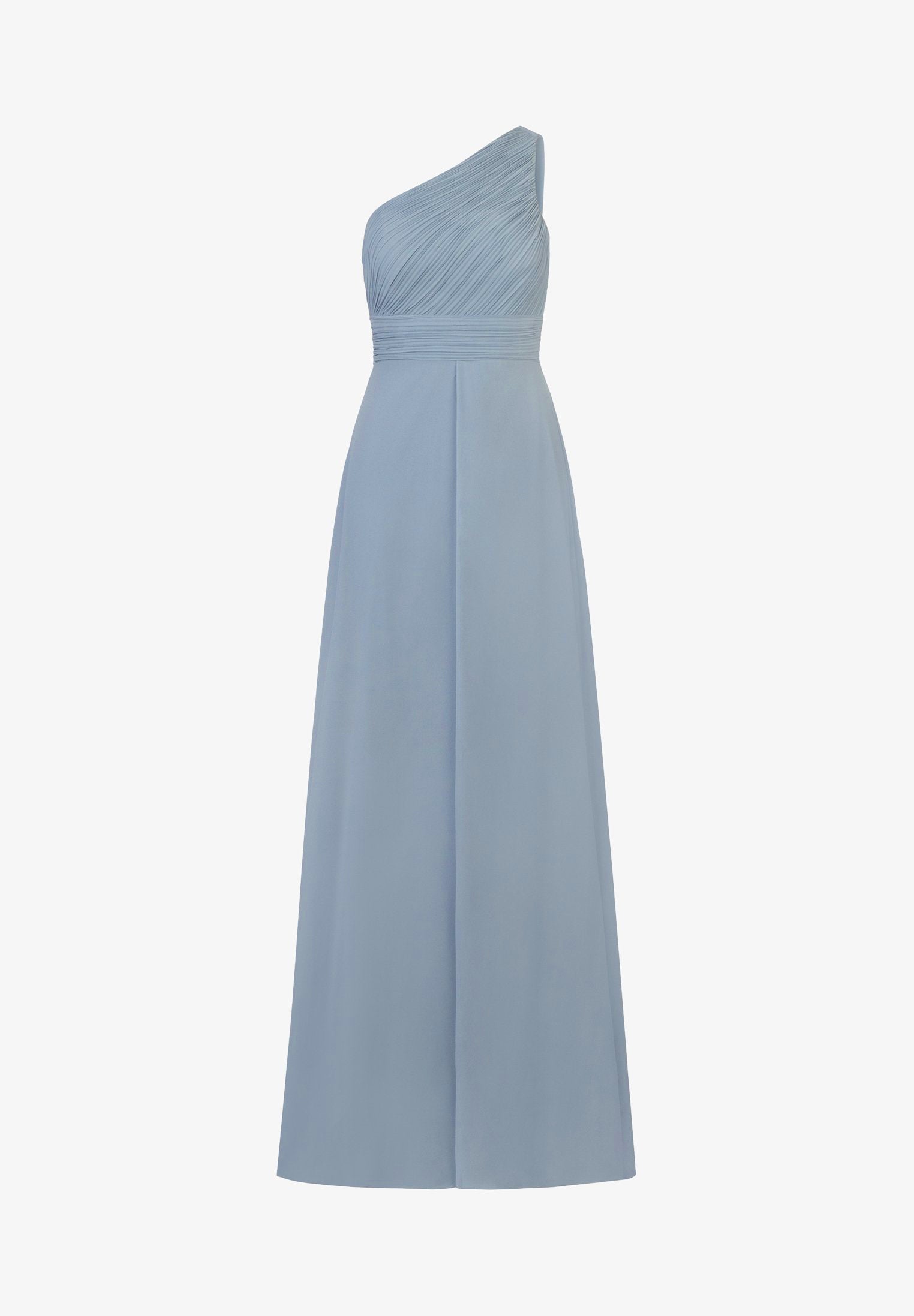 Victoria - One Shoulder A-line Bridesmaid Dress with Pleated Bodice M / Magenta Victoria - One Shoulder A-line Bridesmaid Dress with Pleated Bodice M / Magenta