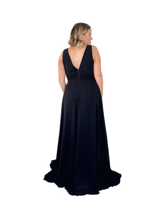 Rosalind - Formal Jumpsuit Pantsuit Dress With Pleated Waistline
